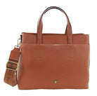 Pierre Cardin Ladies Italian Leather Crossbody Bag in Tan