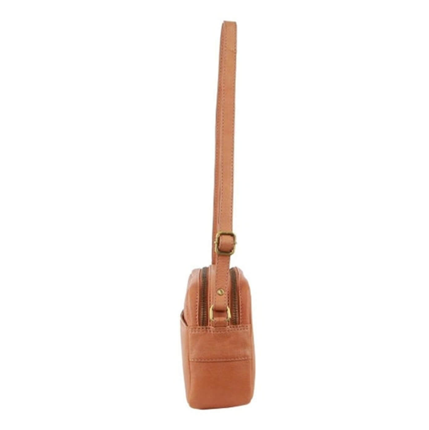 Pierre Cardin Diamond Pattern Embossed Crossbody Bag in Apricot