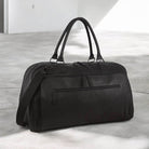Pierre Cardin PC3877 Genuine Italian Leather Overnight-Travel Bag/Black