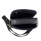 Pierre Cardin Men’s Leather Compact Crossbody Bag – Black