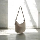 Pierre Cardin Ladies Leather Crossbody Bag in Taupe