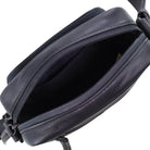Pierre Cardin Men’s Genuine Leather Classic Crossbody Bag in Black