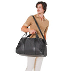 Pierre Cardin Nylon Overnight-Travel Bag in Black