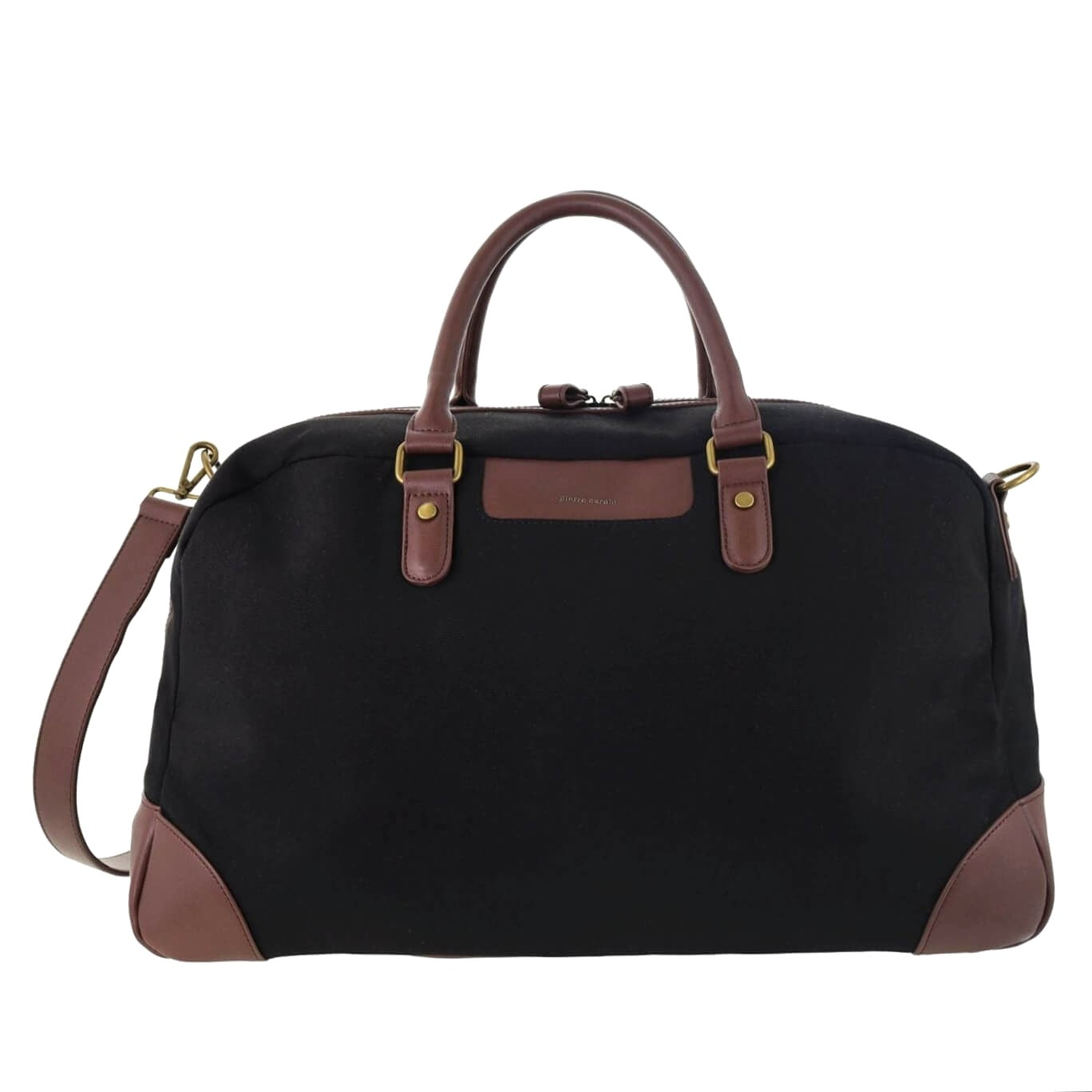 Pierre Cardin Nomad Canvas Overnight Bag in Black