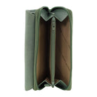 Pierre Cardin Ladies Tri-fold RFID Leather Wallet in Sage