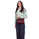 Pierre Cardin Ladies Leather Crossbody Bag in Shiraz
