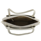 Pierre Cardin Italian Leather Ladies Tote Bag In Bone
