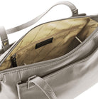 Pierre Cardin Italian Leather Ladies Tote Bag In Bone
