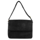 Pierre Cardin Mens Leather Messenger Bag in Black