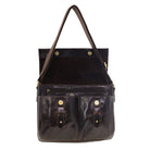 Pierre Cardin Men's Leather Messenger/Laptop Bag in Chocolate