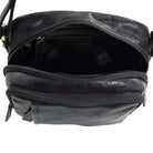 Pierre Cardin Men's Leather Crossbody Bag in Black