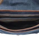 Pierre Cardin Canvas Messenger Bag in Black