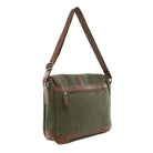 Pierre Cardin Canvas Messenger Bag in Brown