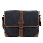 Pierre Cardin Canvas Laptop Satchel in Black