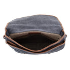 Pierre Cardin Canvas Laptop Satchel in Black