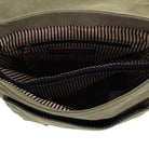 Pierre Cardin Canvas Buckle Satchel In Brown