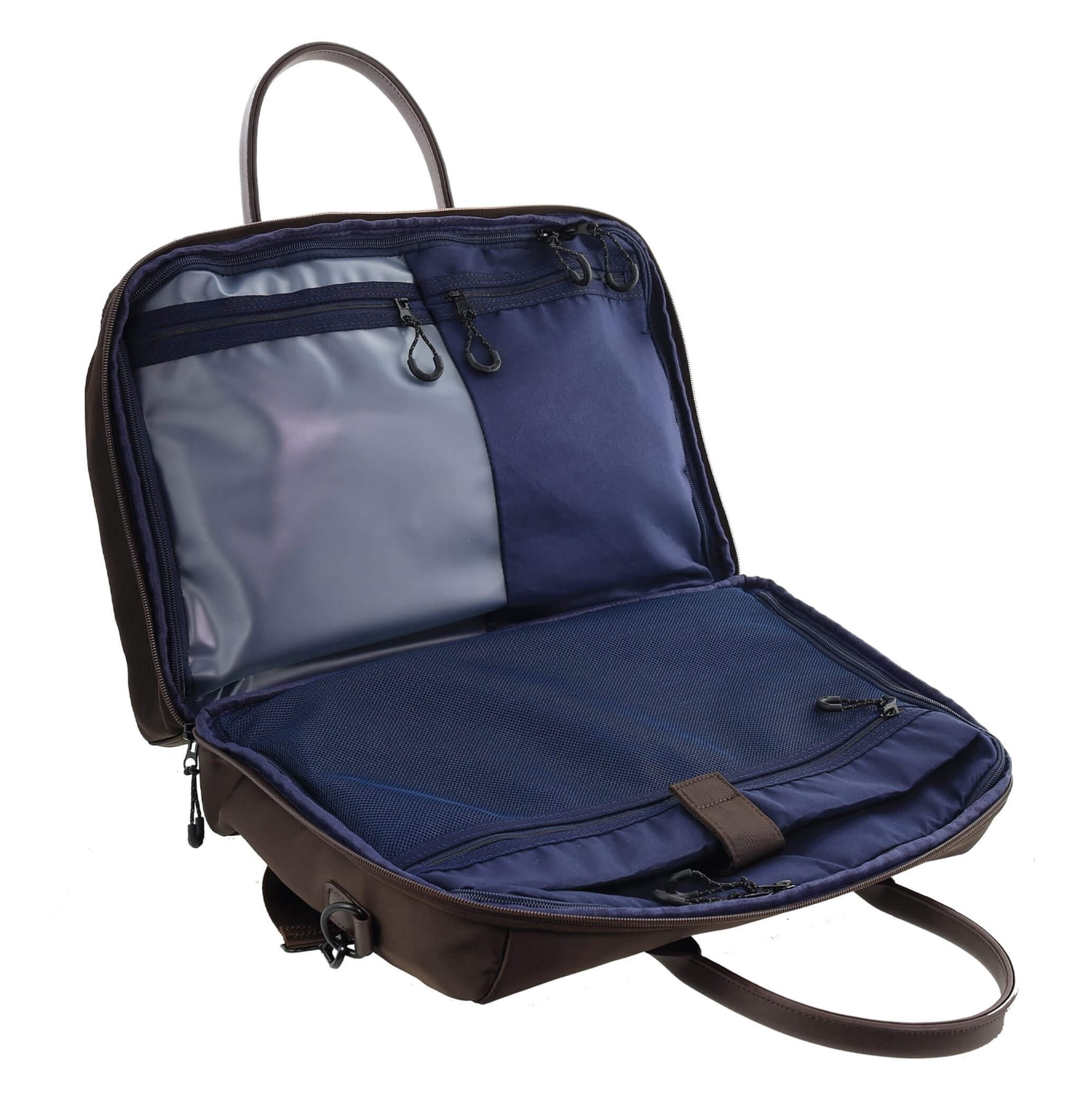 Pierre Cardin Luxe Nylon Carry-On Bag In Chocolate