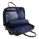 Pierre Cardin Luxe Nylon Carry-On Bag In Chocolate