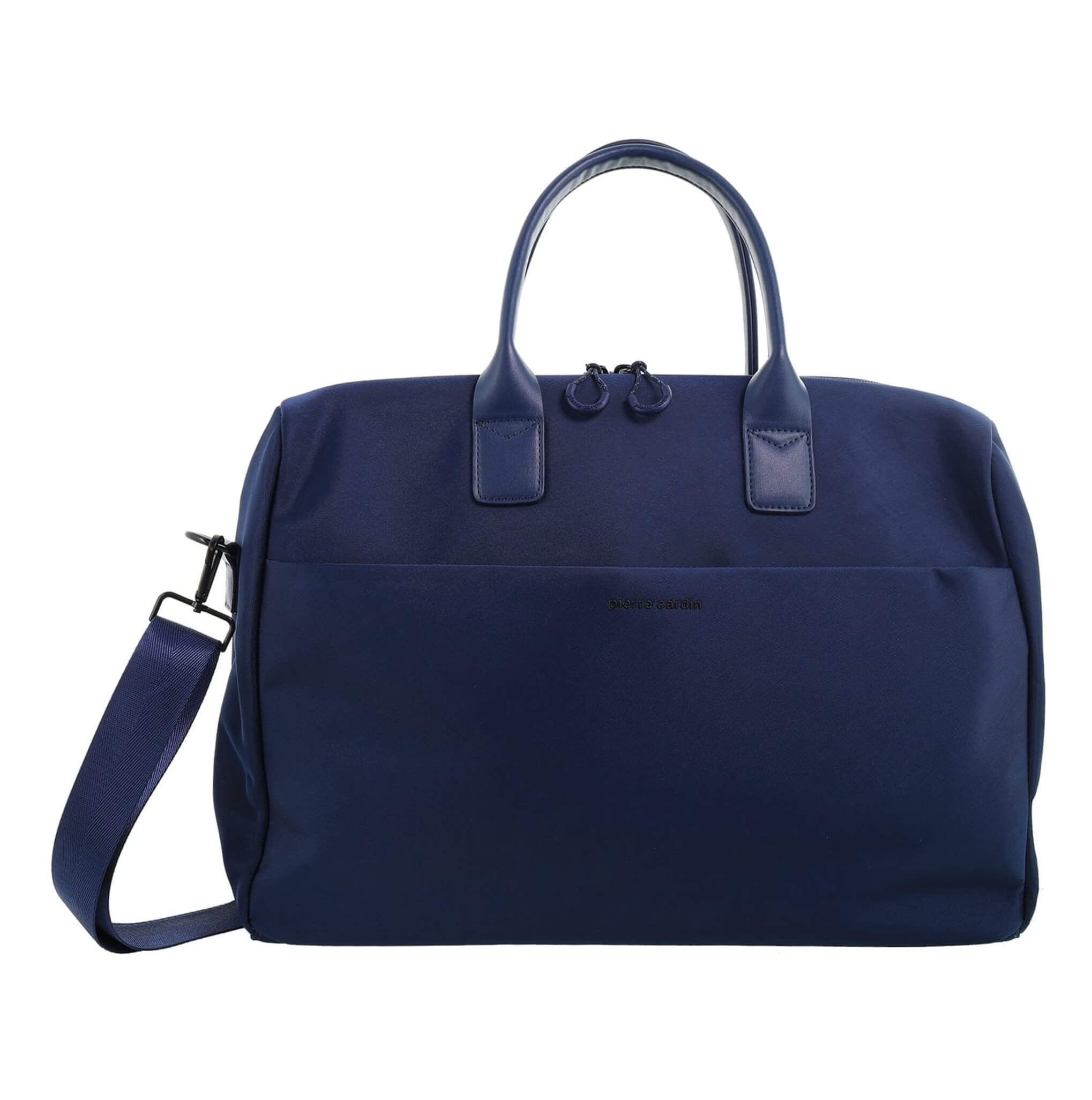 Pierre Cardin Luxe Nylon Carry-On Bag In Navy