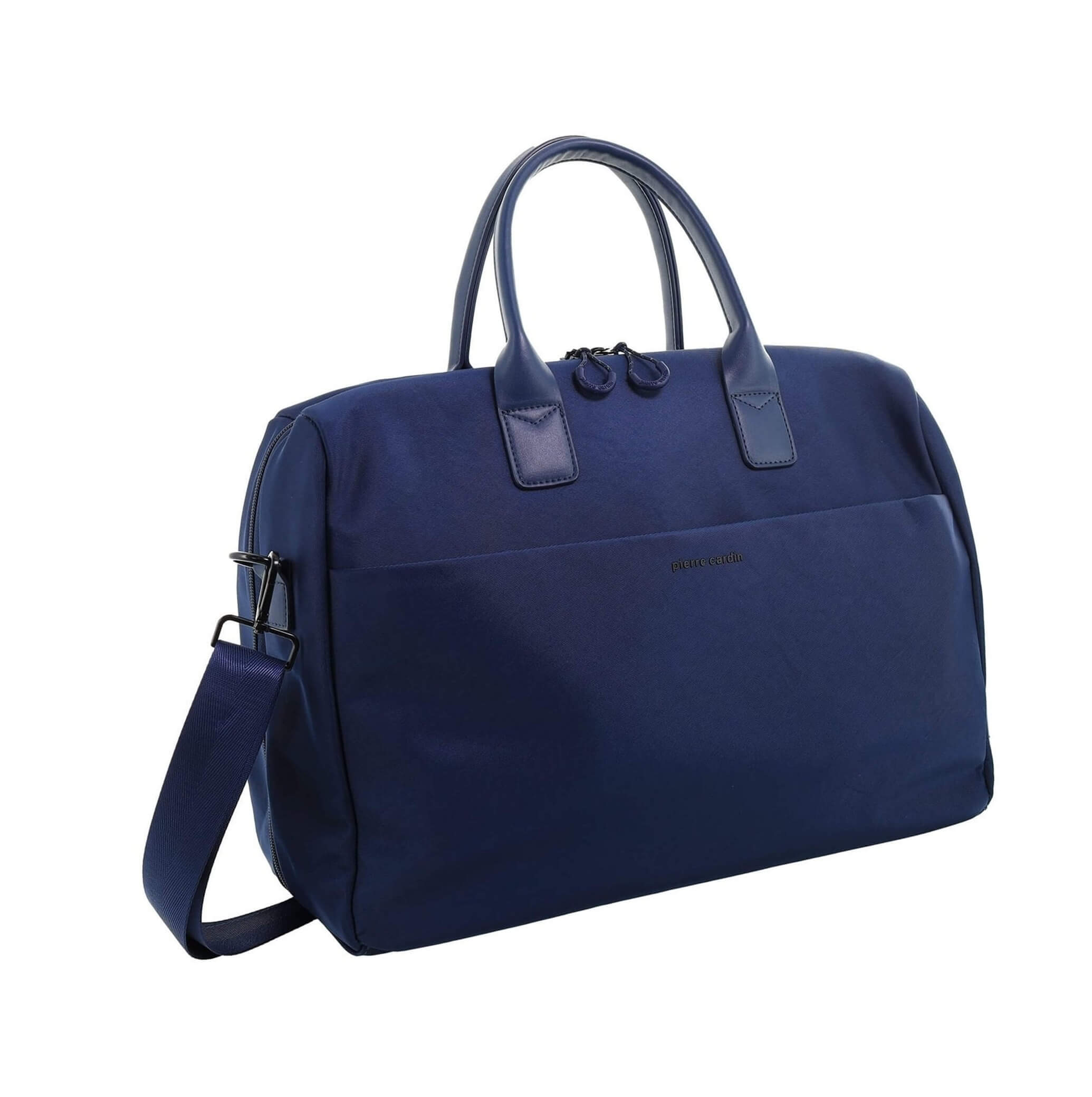 Pierre Cardin Luxe Nylon Carry-On Bag In Navy