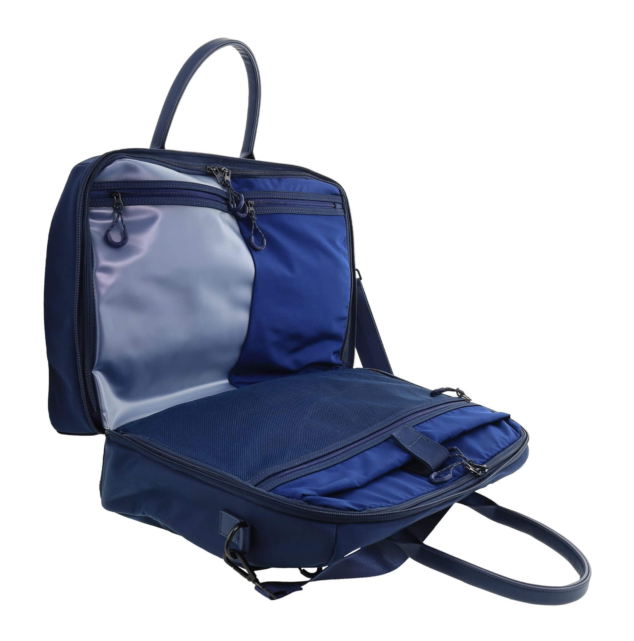 Pierre Cardin Luxe Nylon Carry-On Bag In Navy