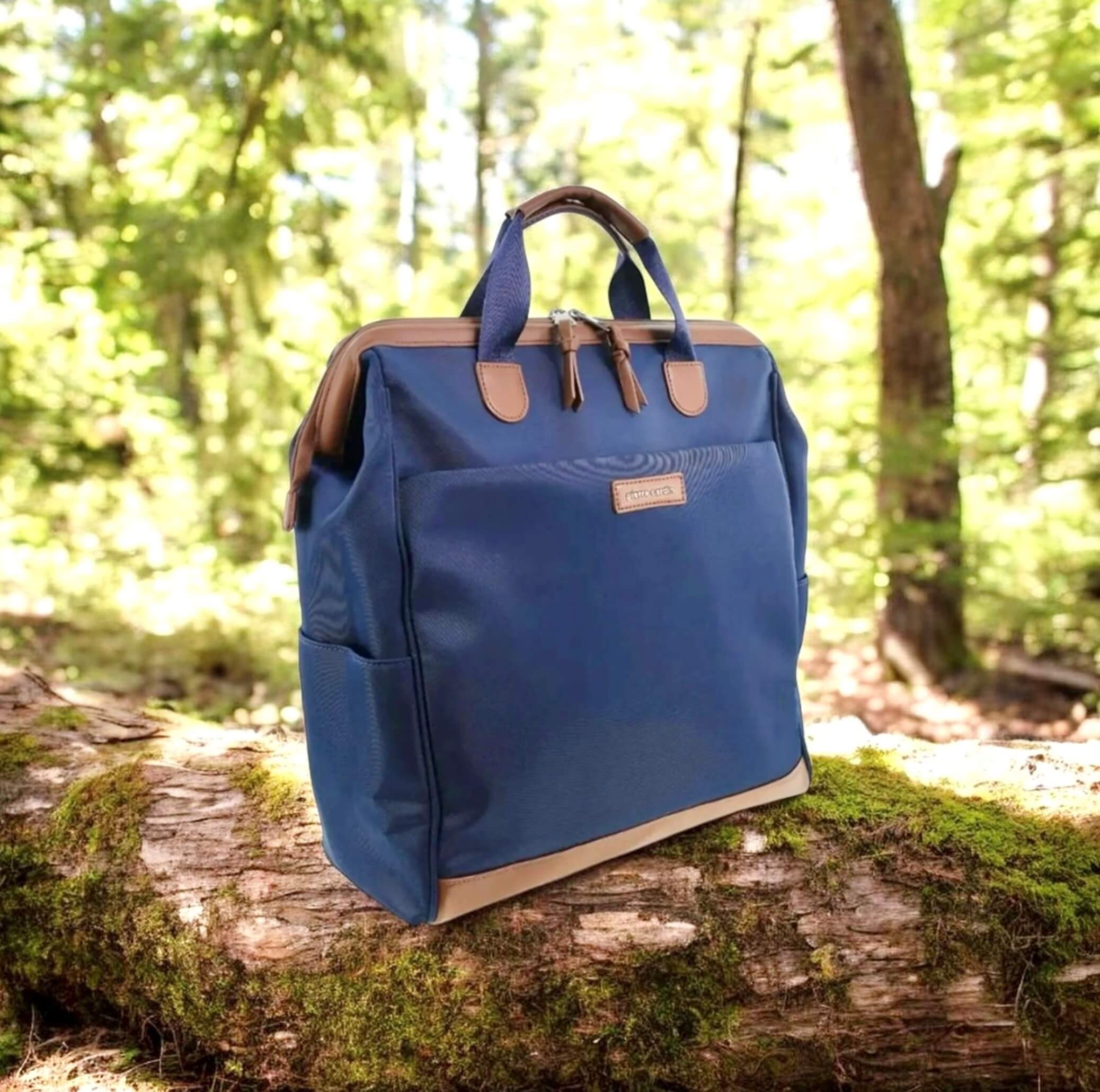 Pierre Cardin Euro Backpack Carry-On In Navy