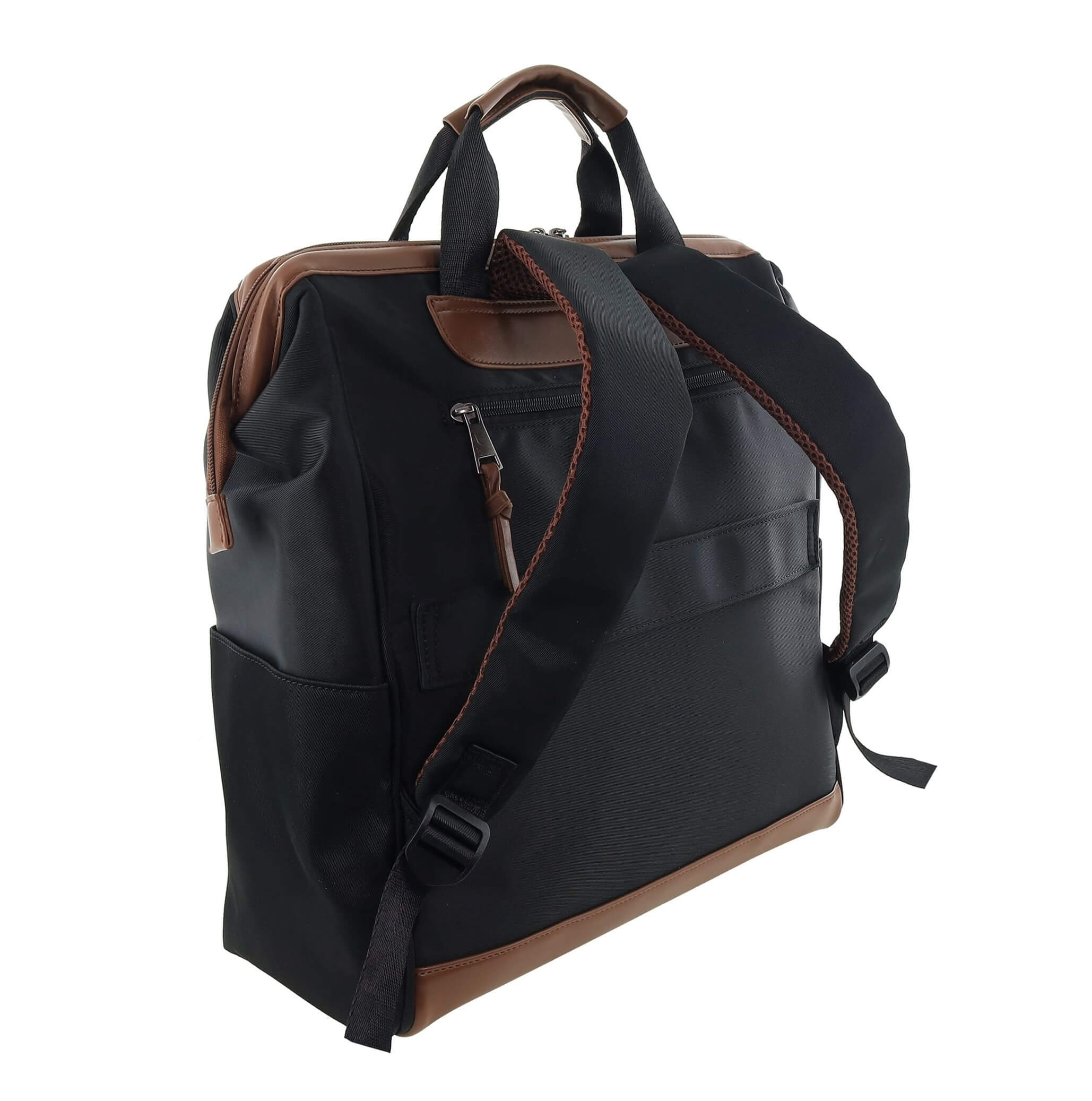 Pierre Cardin Euro Backpack Carry-On In Black