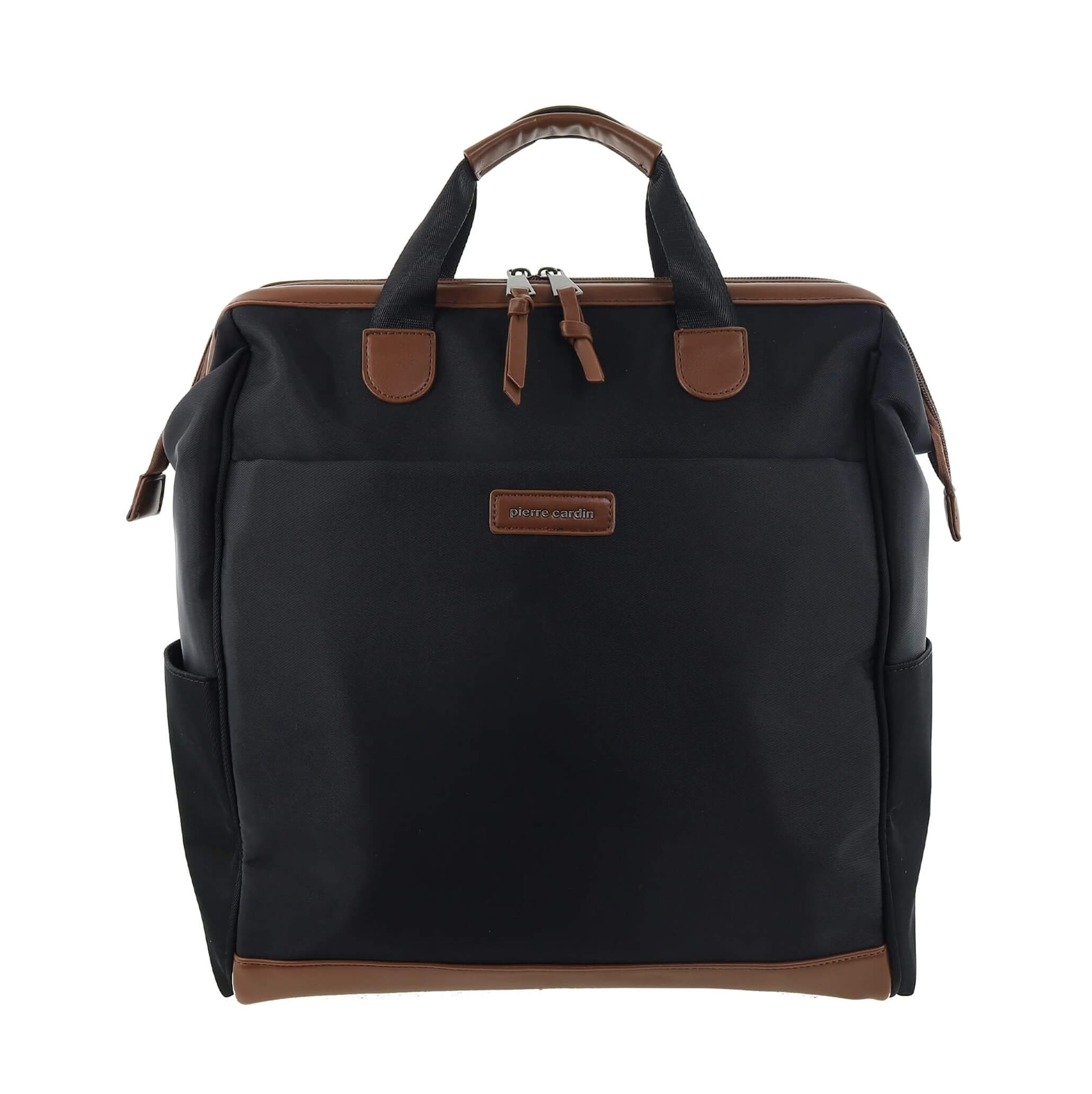 Pierre Cardin Euro Backpack Carry-On In Black