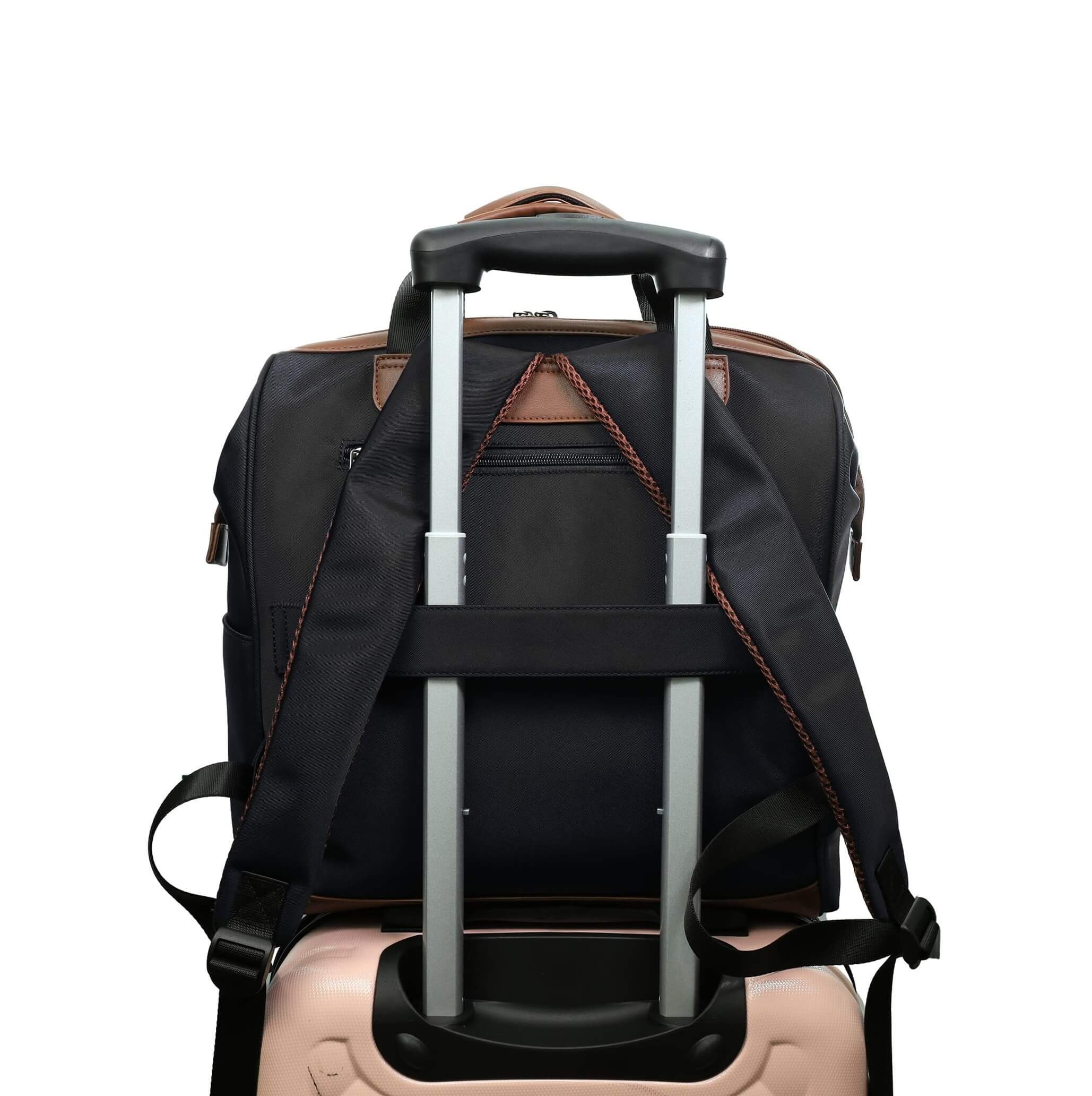 Pierre Cardin Euro Backpack Carry-On In Black