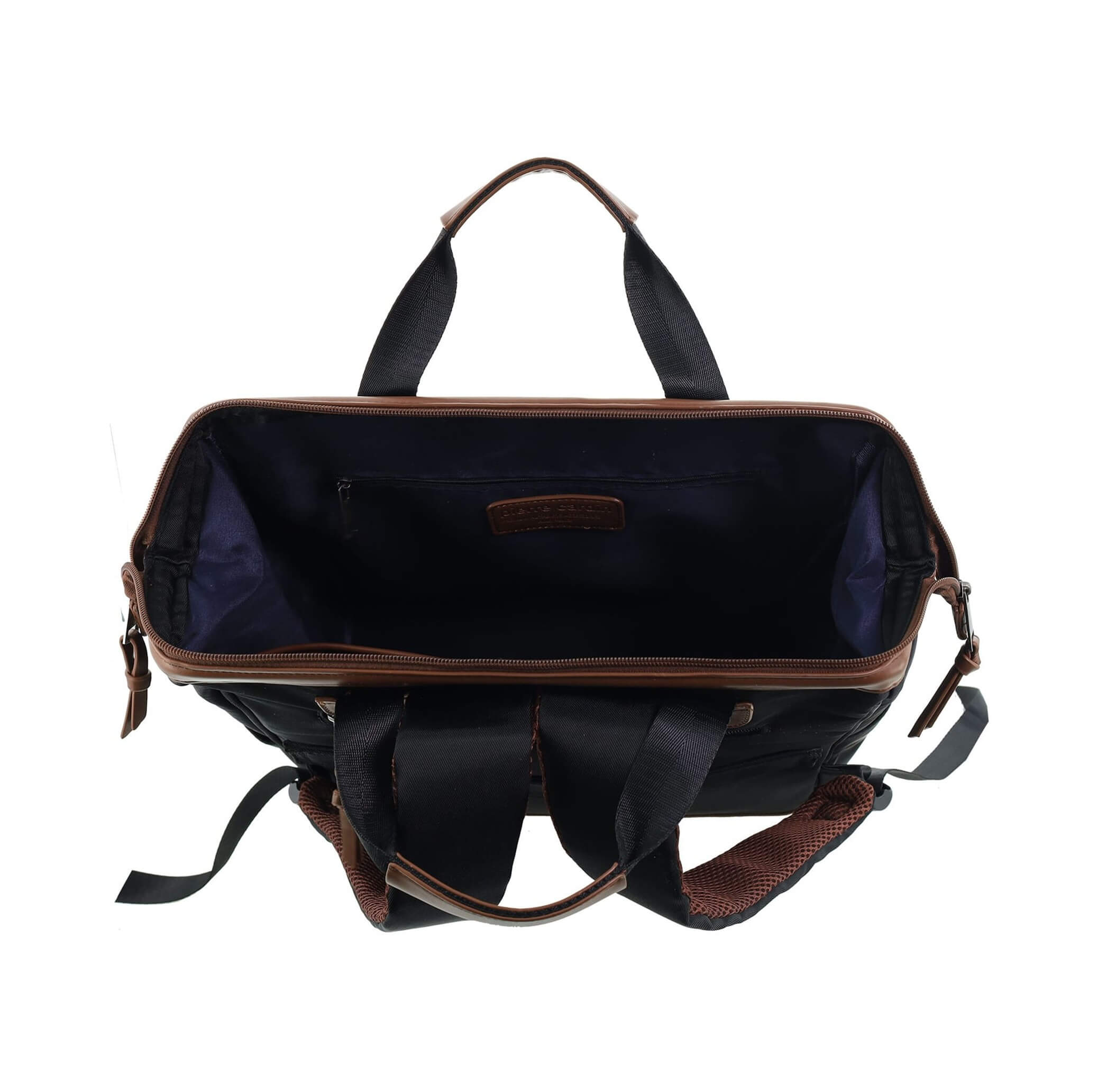 Pierre Cardin Euro Backpack Carry-On In Black