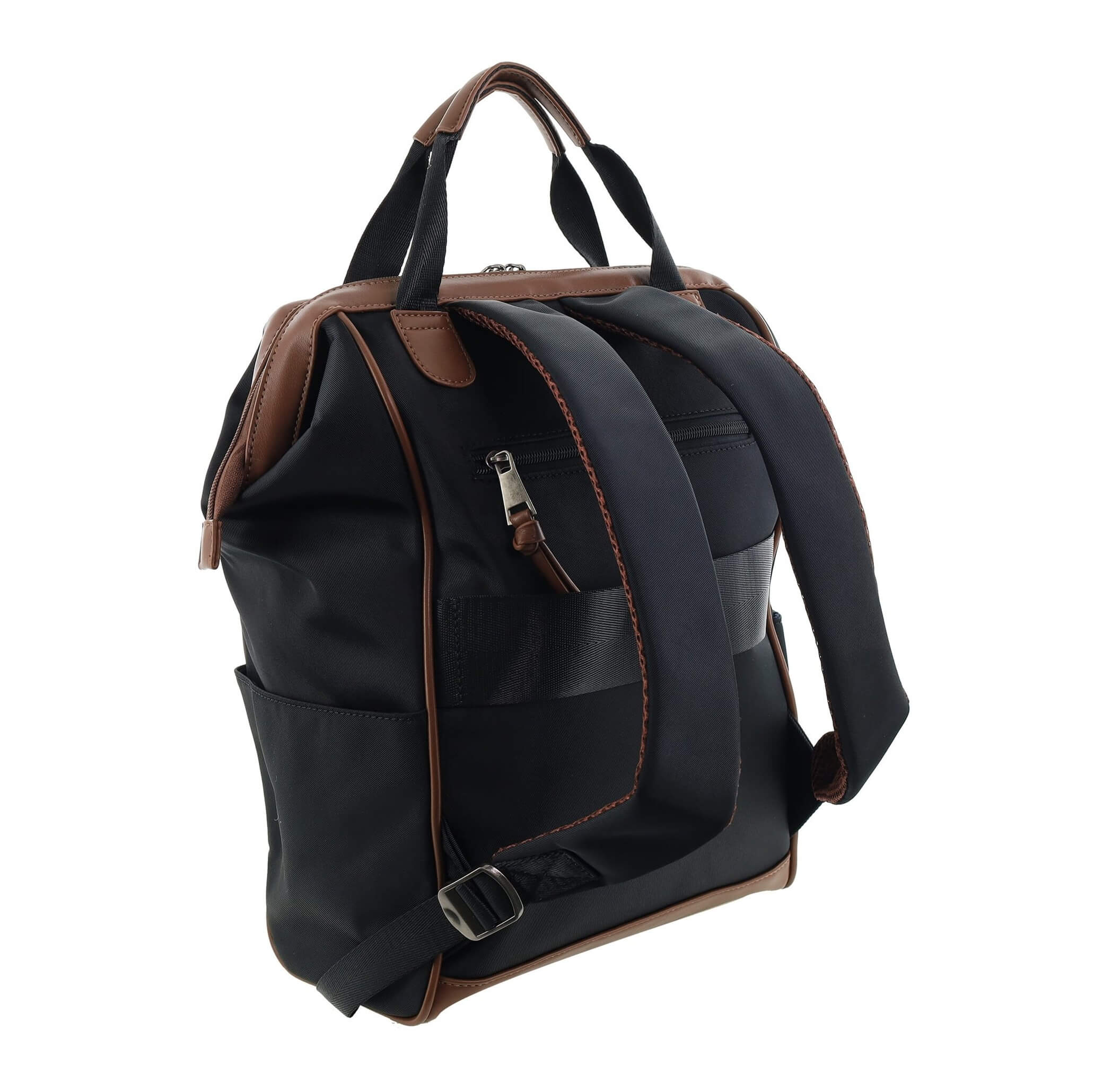 Pierre Cardin Two-tone Lite Backpack in Black