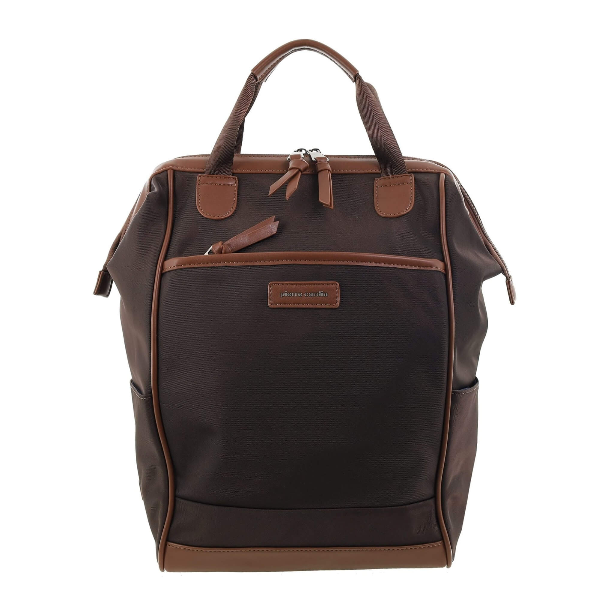 Pierre Cardin Two-tone Lite Backpack in Chocolate