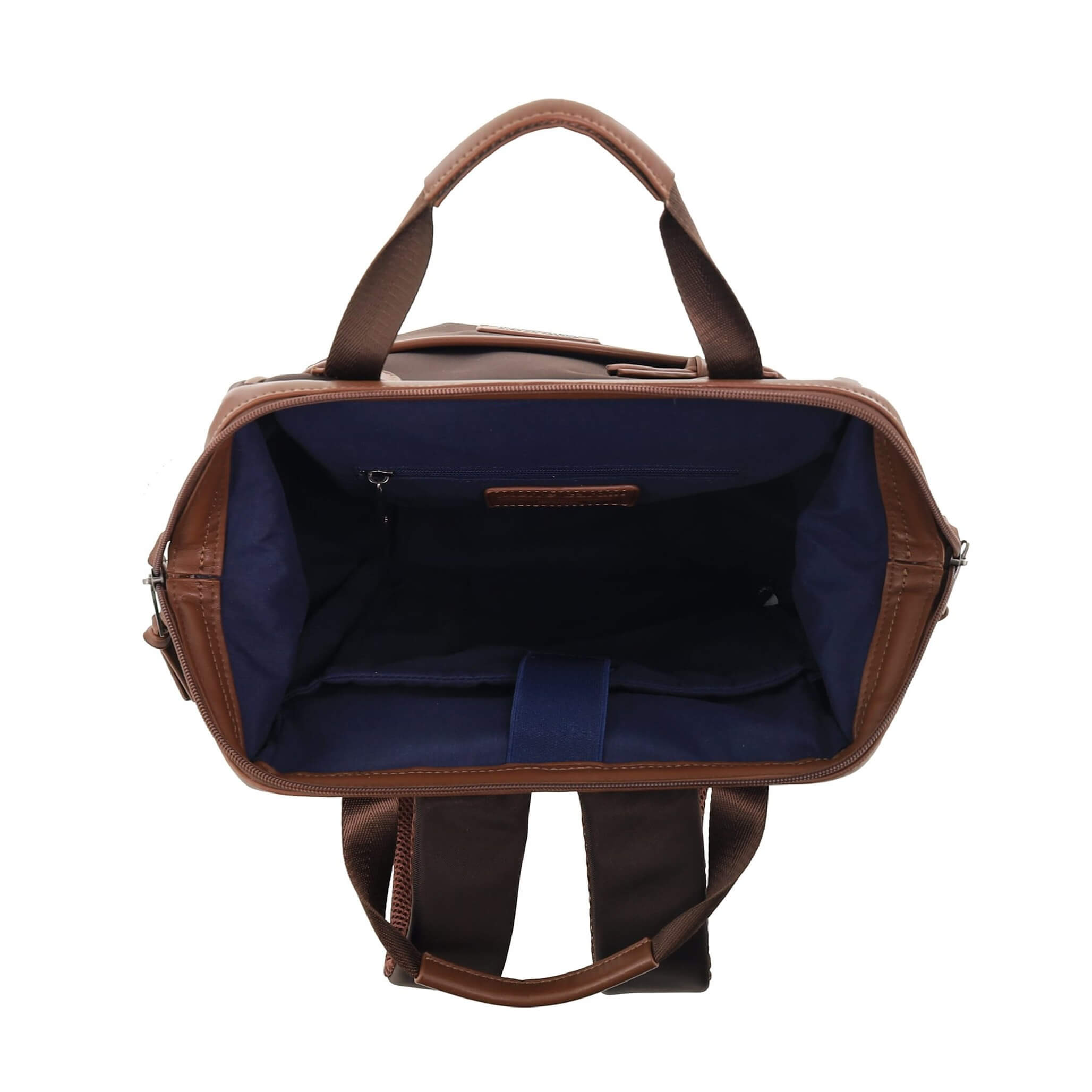 Pierre Cardin Two-tone Lite Backpack in Chocolate