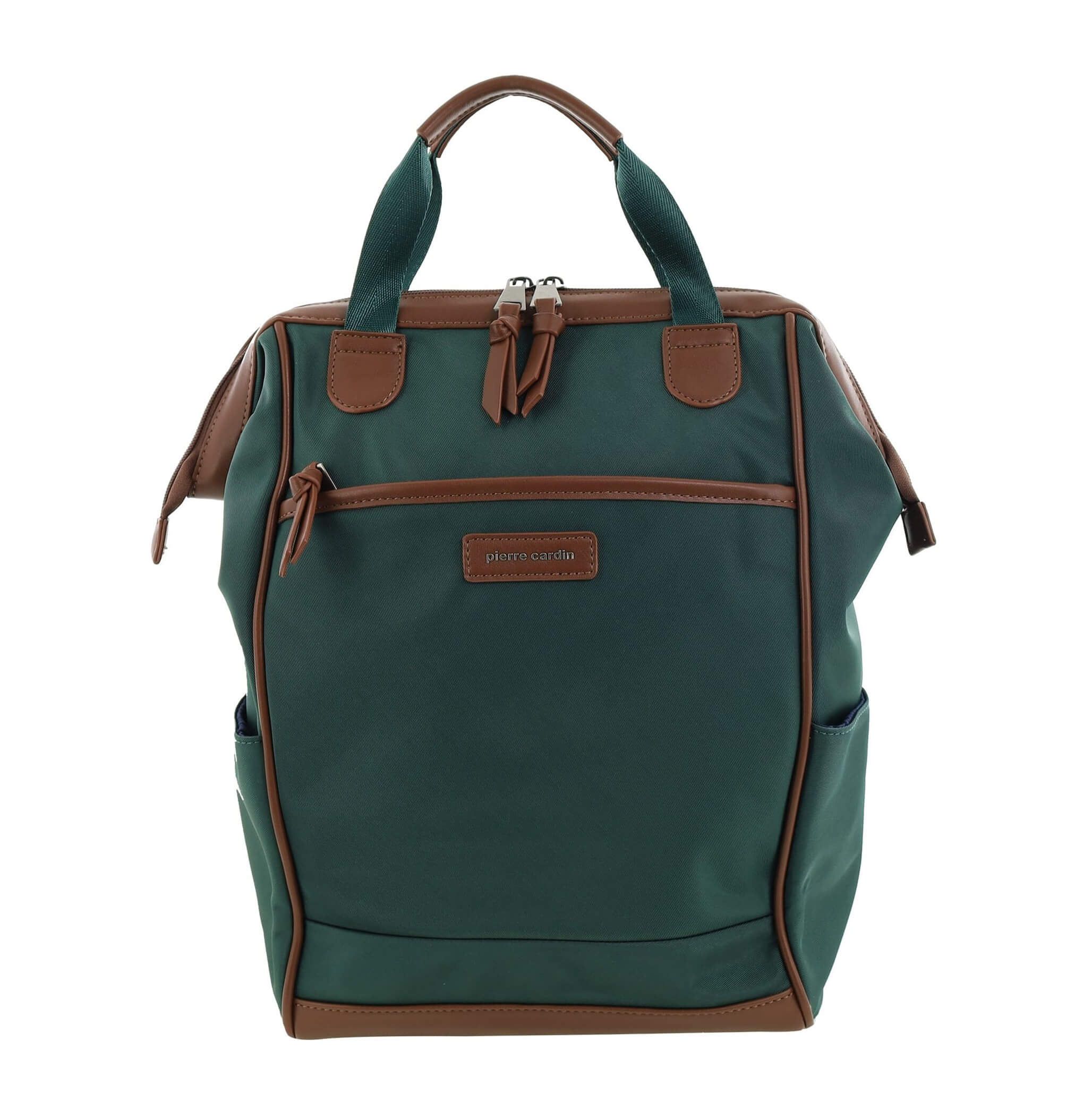 Pierre Cardin Two-tone Lite Backpack in Olive