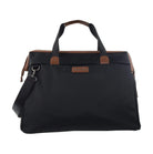 Pierre Cardin Nylon Euro Overnighter Carry-On In Black