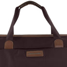 Pierre Cardin Nylon Euro Overnighter Carry-On In Chocolate