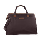 Pierre Cardin Nylon Euro Overnighter Carry-On In Chocolate