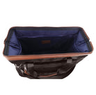 Pierre Cardin Nylon Euro Overnighter Carry-On In Chocolate
