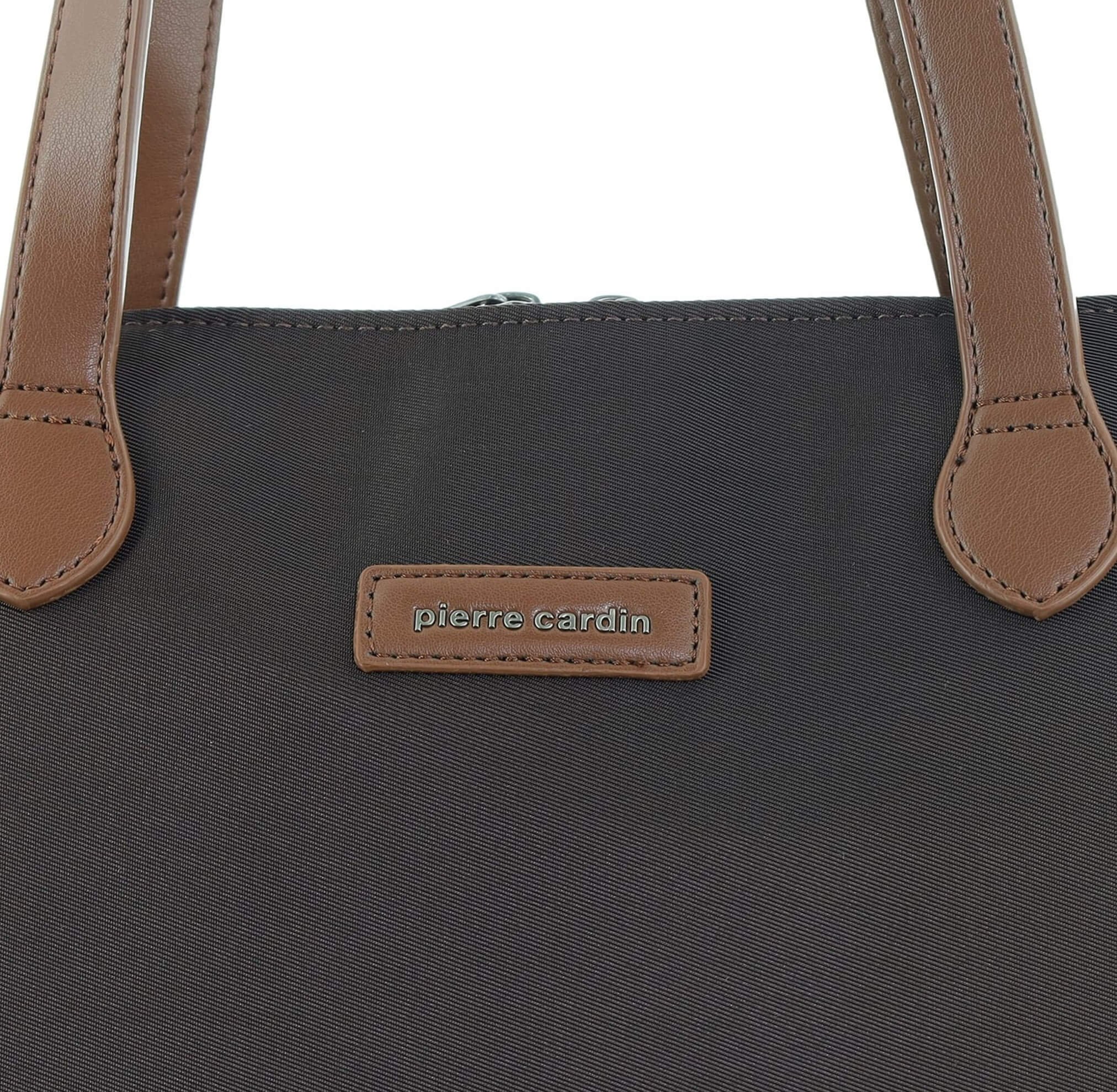 Pierre Cardin Euro Tote Bag in Chocolate