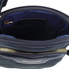 Pierre Cardin Monaco Nylon Crossbody Bag In Black