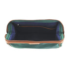 Pierre Cardin PC4128 nylon toiletry bag with brown vegan leather trim.
