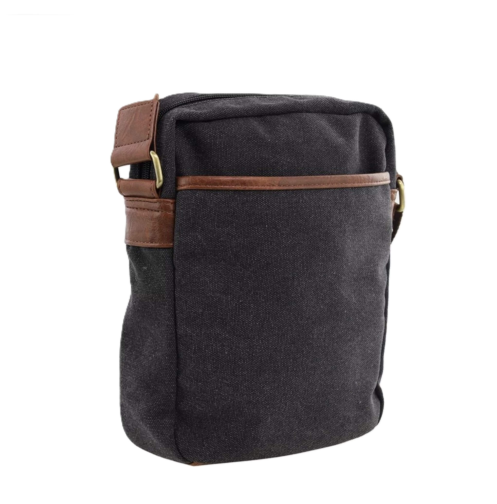 Pierre Cardin Canvas Crossbody Bag in Black