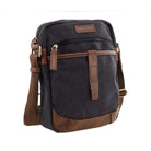 Pierre Cardin Canvas Crossbody Bag in Black