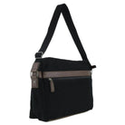 Police Rustic Canvas Men's Messenger-Business Bag in Black