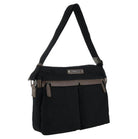 Police Rustic Canvas Men's Messenger-Business Bag in Black