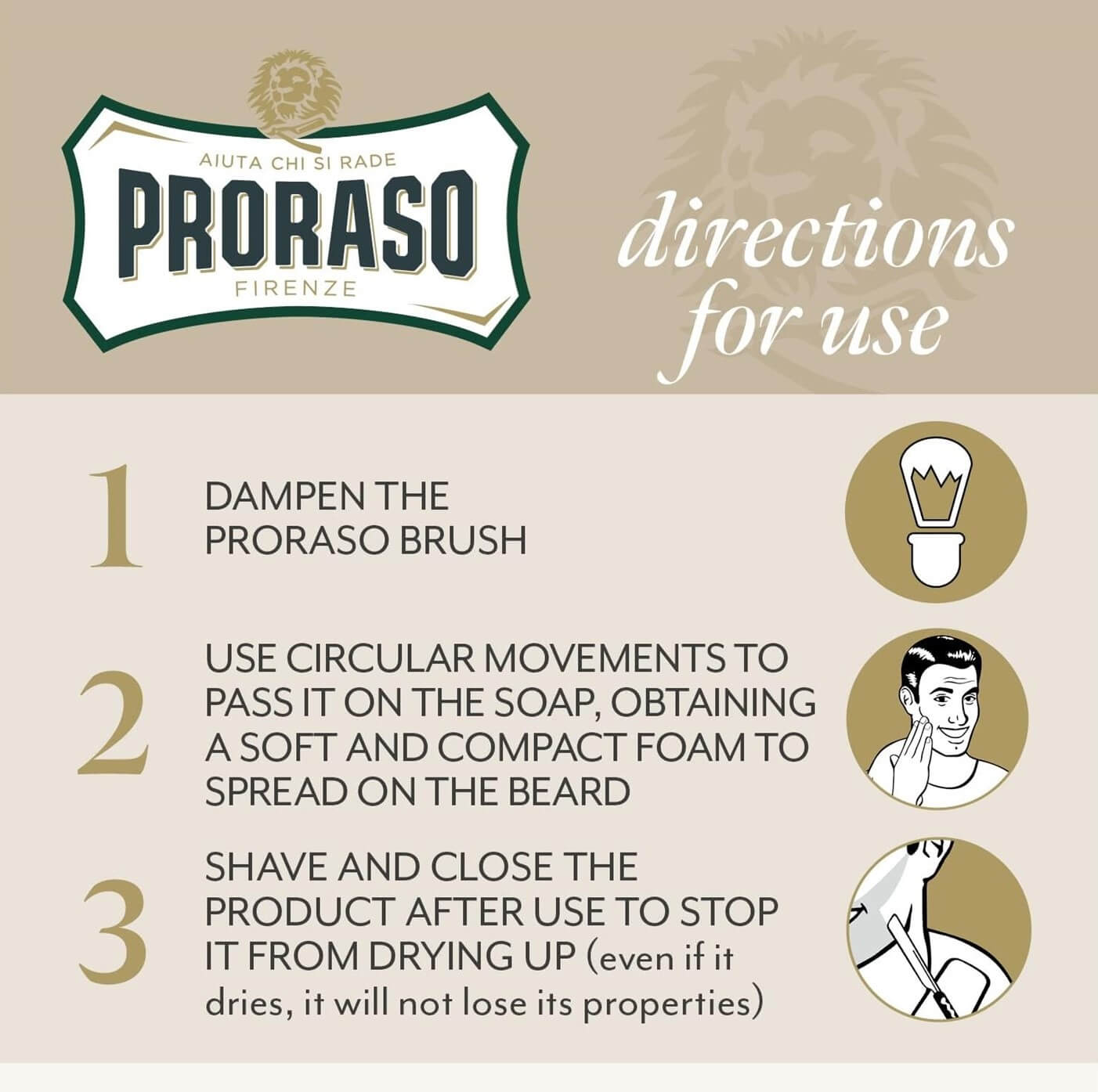 PRORASO Shave Soap for Sensitive Skin 