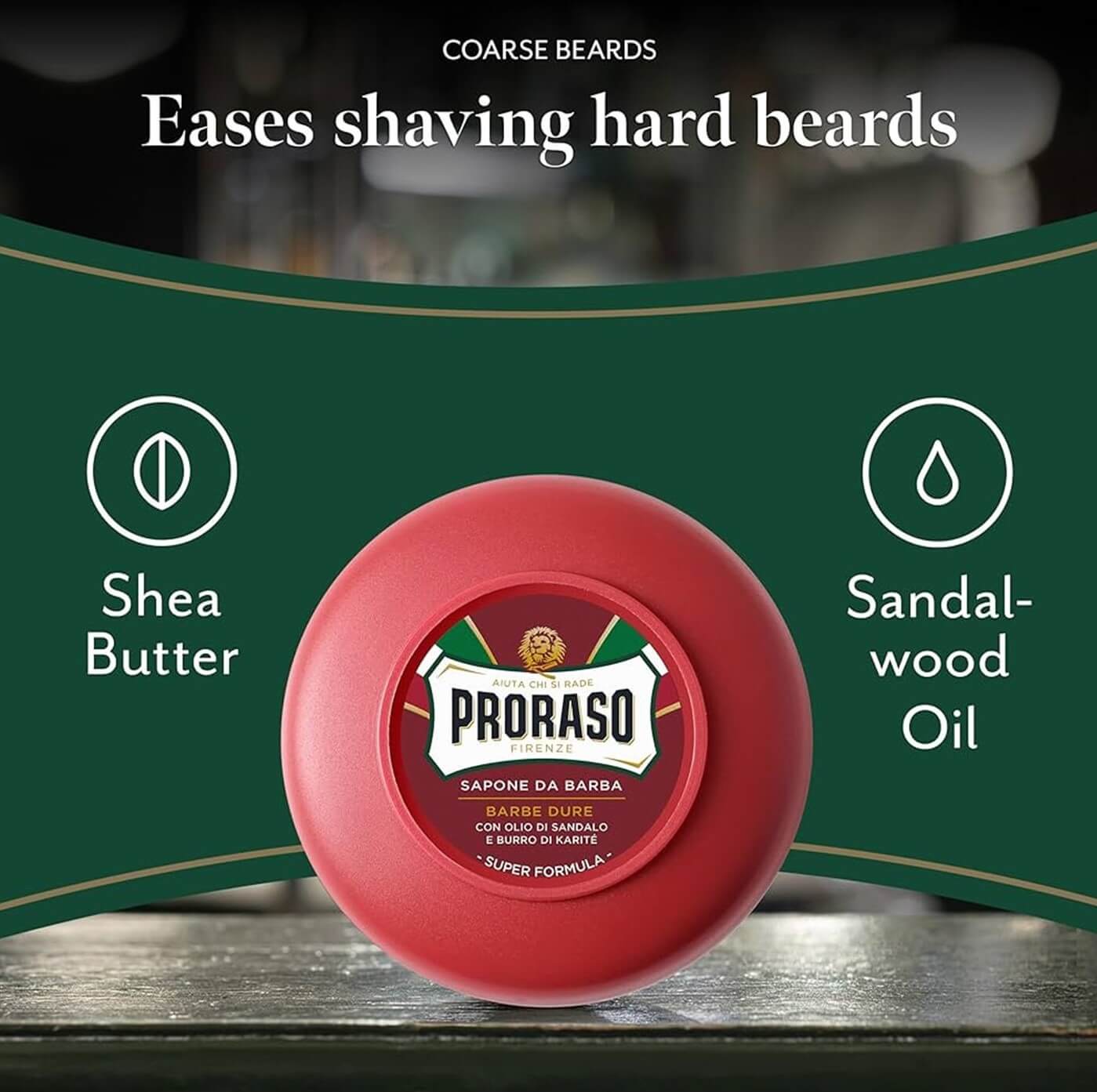 Badger Brush + Proraso Shave Soap - Coarse Beards