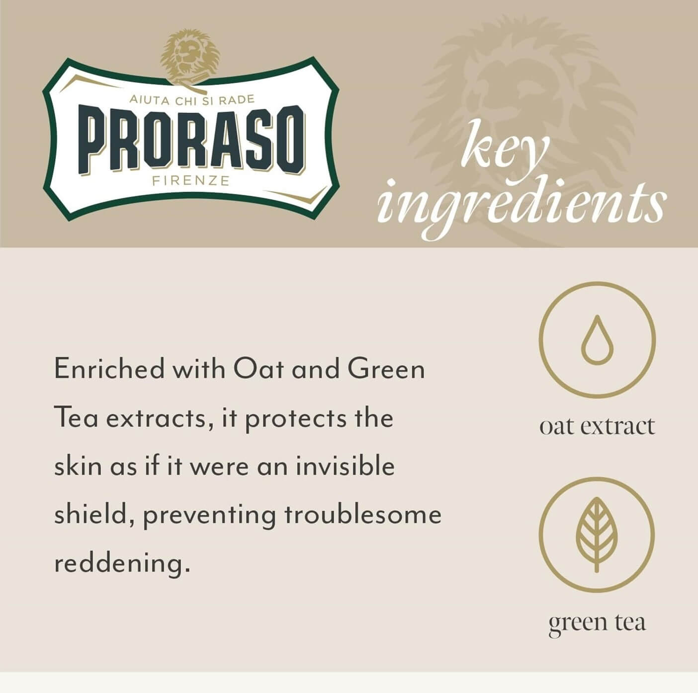 Shaving Set with Proraso Shave Soap for Sensitive Skin