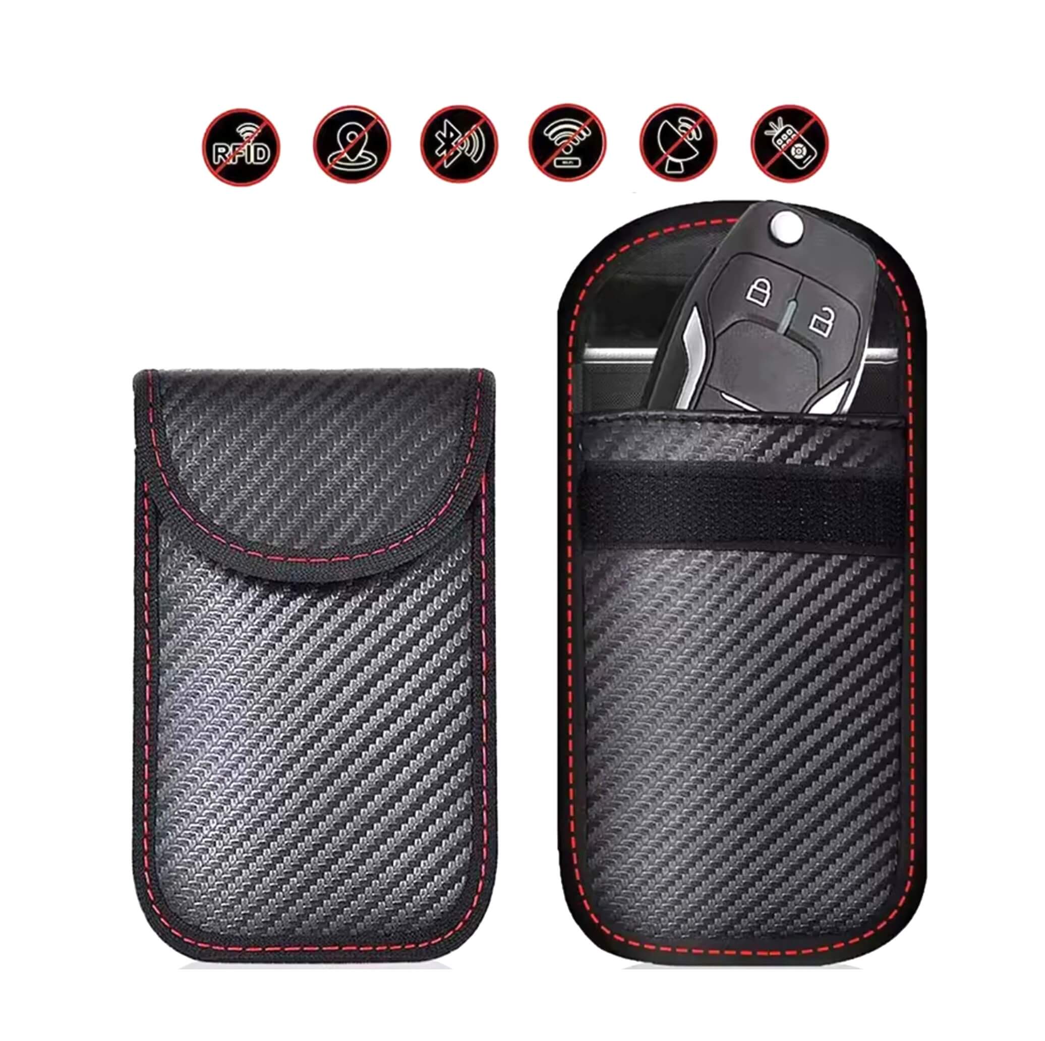 RFID Signal-Blocking Car Key Shield Pouch
