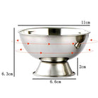 Stainless Steel Shaving Bowl with Stand